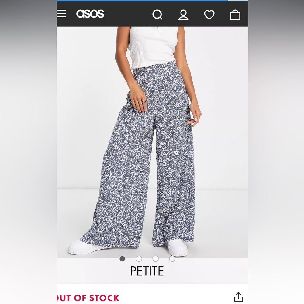 BNWT “Glamorous” wide leg relaxed trousers